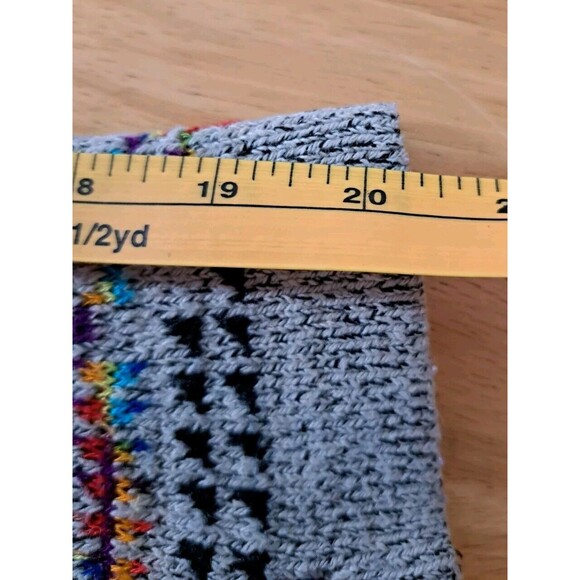 Northern Angel Aztec Southwestern Boho Open Front Long Cardigan Sweater Hoodie L - Picture 8 of 15